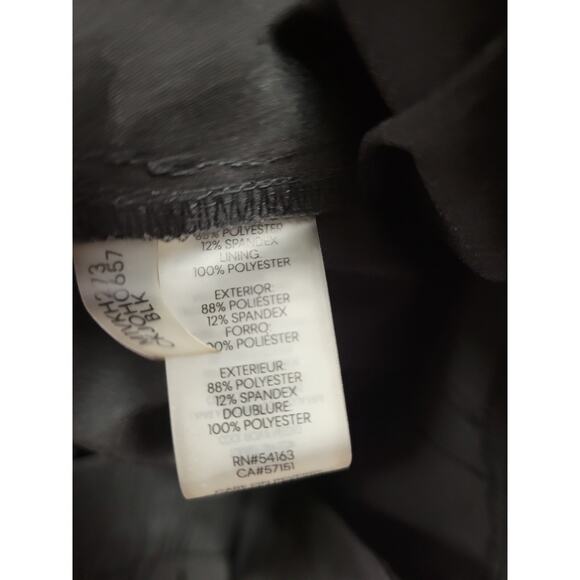 Calvin Klein Black Active Commute Wide Leg Pants Elastic Waist Medium - Picture 3 of 4